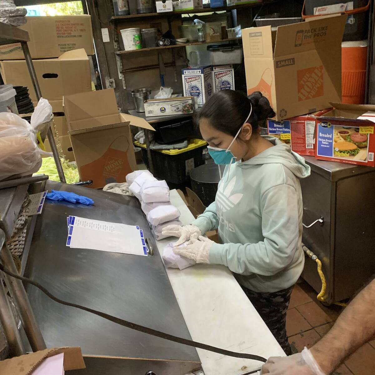 Safetech team participating in a community service event
