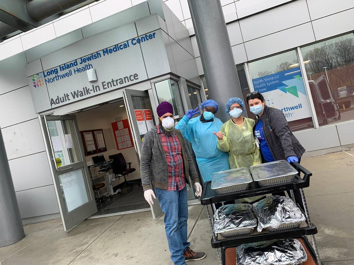 Volunteers at a Safetech community outreach event